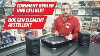 Comment régler une cellule dune platine vinyle [upl. by Aztiray]