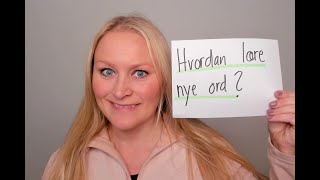 Video 1087 Hvordan lære nye ord [upl. by Bethena]