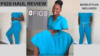 FIGS SCRUBS  FIGS TRY ON  figs scrubs review [upl. by Beckie]