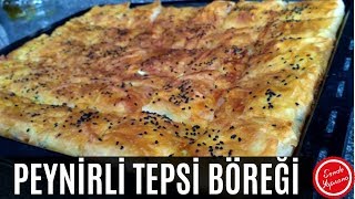 Peynirli Tepsi BöreğiHazır Yufkadan Börek Tarifleri [upl. by Colleen]