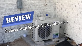 Pioneer Air Conditioner WYS012G20 12000 BTU Wall Mount Ductless Inverter Mini Split Heat Pump [upl. by Htieh57]