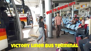 Bus to Baguio City Victory Liner Pasay Manila  Bus Terminal [upl. by Ynoble779]