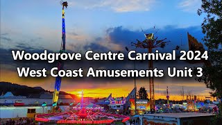 Woodgrove Centre Carnival 2024  Nanaimo BC West Coast Amusements Unit 3 [upl. by Rima967]