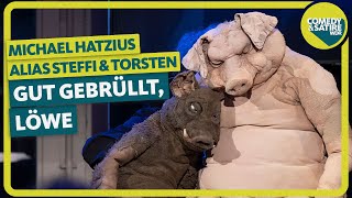 Löwe oder Wildschwein – Michael Hatzius alias Steffi amp Torsten  Mitternachtsspitzen im August [upl. by Ilatfan]