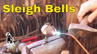 Forging Jingle bells or Sleigh bells from precut blanks [upl. by Rosenstein]