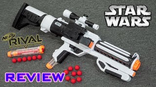 REVIEW Nerf Rival Star Wars Stormtrooper Blaster  Full Size Replica [upl. by Gnilrac186]