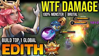 EDITH BEST BUILD 2023  BUILD TOP 1 GLOBAL EDITH GAMEPLAY  MOBILE LEGENDS✓ [upl. by Harrat]