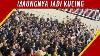 REAKSI BOBOTOH KETIKA DAPAT PSYWAR DARI SUPPORTER PERSIS [upl. by Nauquf]