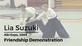 Aikido Demonstration Lia Suzuki Sensei at Aiki Expo 2005 [upl. by Sumerlin64]