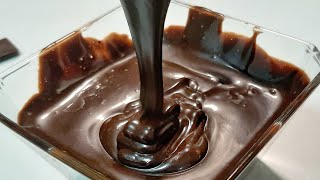 Sauce au chocolat express facile et rapide صوص الشكولا الفاخرة بدون شكلاطة [upl. by Cherie]