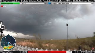 Severe Thunderstorms in Far SE Arizona 91524  Live Storm Chase Archive [upl. by Elkraps]