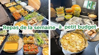 Mes repas de la semaine organisation batch cooking à petit budget 💶 [upl. by Thayne304]