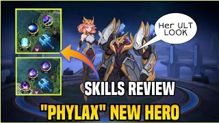 quotPhylaxquot New Hero Skills Review  Another Unique ULT Form  MLBB [upl. by Edniya]