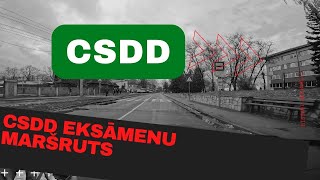 CSDD braukšanas eksāmens  reāls eksāmena maršruts ar kļūdu skaidrojumu [upl. by Elleunamme]