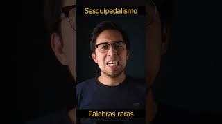 Sesquipedalismo ortografia español gramatica profesor latinismos palabrasraras lengua [upl. by Esilegna486]