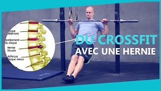 SENTRAÎNER AVEC UNE HERNIE DISCALE  CrossFit renforcement musculaire exercices adaptés [upl. by Panther]