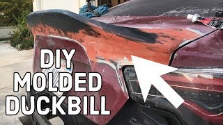 Molding a Duckbill Spoiler Onto My FRS Trunk [upl. by Asilrahc273]