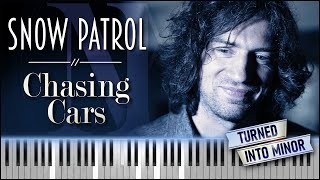 Snow Patrol  Chasing Cars in MINOR KEY  Lyrics Piano [upl. by Kwok]