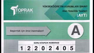 Toprak yayınları AYT geometri çözümleri 20245 [upl. by Beach]