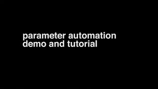 Deluge  Parameter Automation Demo and Tutorial [upl. by Ayiram]