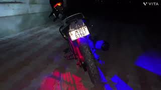 Underglow led lights instaall inpulsar150light modification modified bajaj ledviralvideo🏴‍☠️💸💸🖤 [upl. by Ylrebmek788]