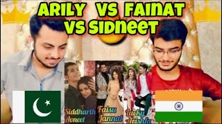 Pakistani Reacts To ArilySidneetFainat TiktokVideo2020ArishfaLuckyAvneetSidharthhJannatFaisu [upl. by Fairleigh]