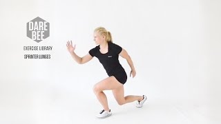 Exercise Library Sprinter Lunges [upl. by Siurad]