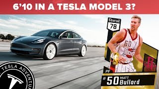 How Tesla Model 3 fits a 7 foot Basketball Player [upl. by Socin176]