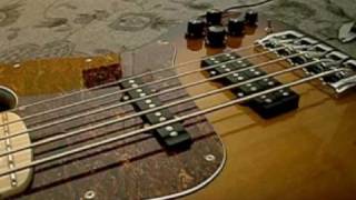 How to enhance your bass guitar B string sound  part 2  Frudua GFJ Bass [upl. by Harvison]