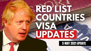 LATEST CHANGES IN UK VISA APPLICATION FROM RED LIST COUNTRIES ANNOUNCED  UK IMMIGRATION NEWS UPDATE [upl. by Eduam517]