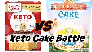 Keto Yellow Cake Battle  Which one will reign supreme [upl. by Sanbo]