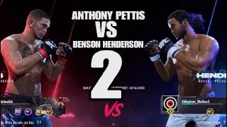 ANTHONY PETTIS VS BENSON HENDERSON 2 ONLINE UFC 5 [upl. by Emmey]