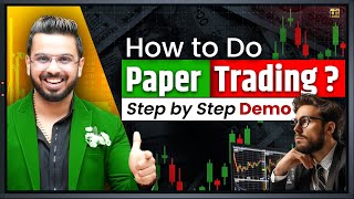 How to Do Paper Trading  Forward Testing in Stock Market  Step by Step Demo [upl. by Orland767]