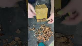 Using PINECONES as shingles for a birdhouse  Pinecone Craft ideas [upl. by Cati]