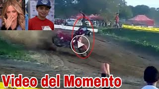 Video del accidente de Mateo sobrino de Andrea Legarreta momento exacto [upl. by Nisa]