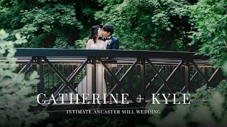 Intimate Ancaster Mill Wedding Catherine  Kyle [upl. by Elane]