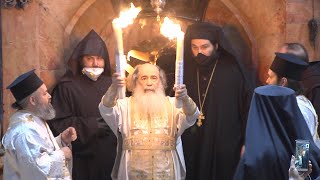 The Orthodox Easter the Holy Fire from Jerusalem to the world [upl. by Aicilak]