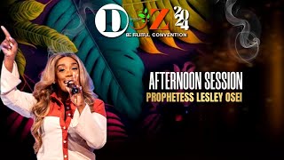 PROPHETESS LESLEY OSEI  DOZ CONVENTION DAY 5  AFTERNOON SESSION  JCC LIVE  30082024 [upl. by Annocahs462]