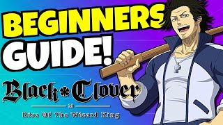 BEGINNERS GUIDE Black Clover Mobile [upl. by Ed640]