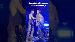 Punch Fest at Jane’s Addiction Show Perry Farrell vs Navarro amp Avery [upl. by Obocaj]