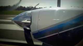 Piper Aerostar take off from kcps [upl. by Osithe310]