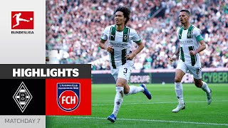 Kleindienst Decides The Game  Borussia Mgladbach  1 FC Heidenheim 1846 32  Highlights  MD 7 [upl. by Anoli910]