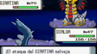 como capturar a giratina pokemon diamante y perla [upl. by Ark]