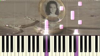 Ennio Morricone  Musical pocketwatch piano tutorial synthesia [upl. by Annig512]