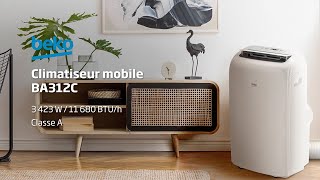 Beko  Climatiseur mobile froid seul BA312C [upl. by Abih]