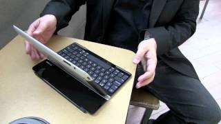 Logitech Ultrathin Keyboard Cover for iPad review [upl. by Enitsugua]