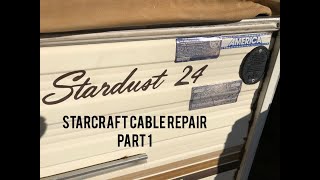 1985 StarCraft lift cable repair [upl. by Niuqram]