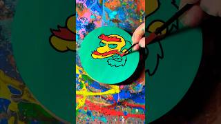 Groundskeeper Willie art satisfying asmr shorts simpsons [upl. by Mufinella328]