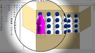 Esko Artioscad tutorial  How to create a package box for bottle using illustrator studio artioscad [upl. by Aulea]