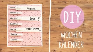 DIY Wochenkalender mit Nina Moghaddam [upl. by Cassius]